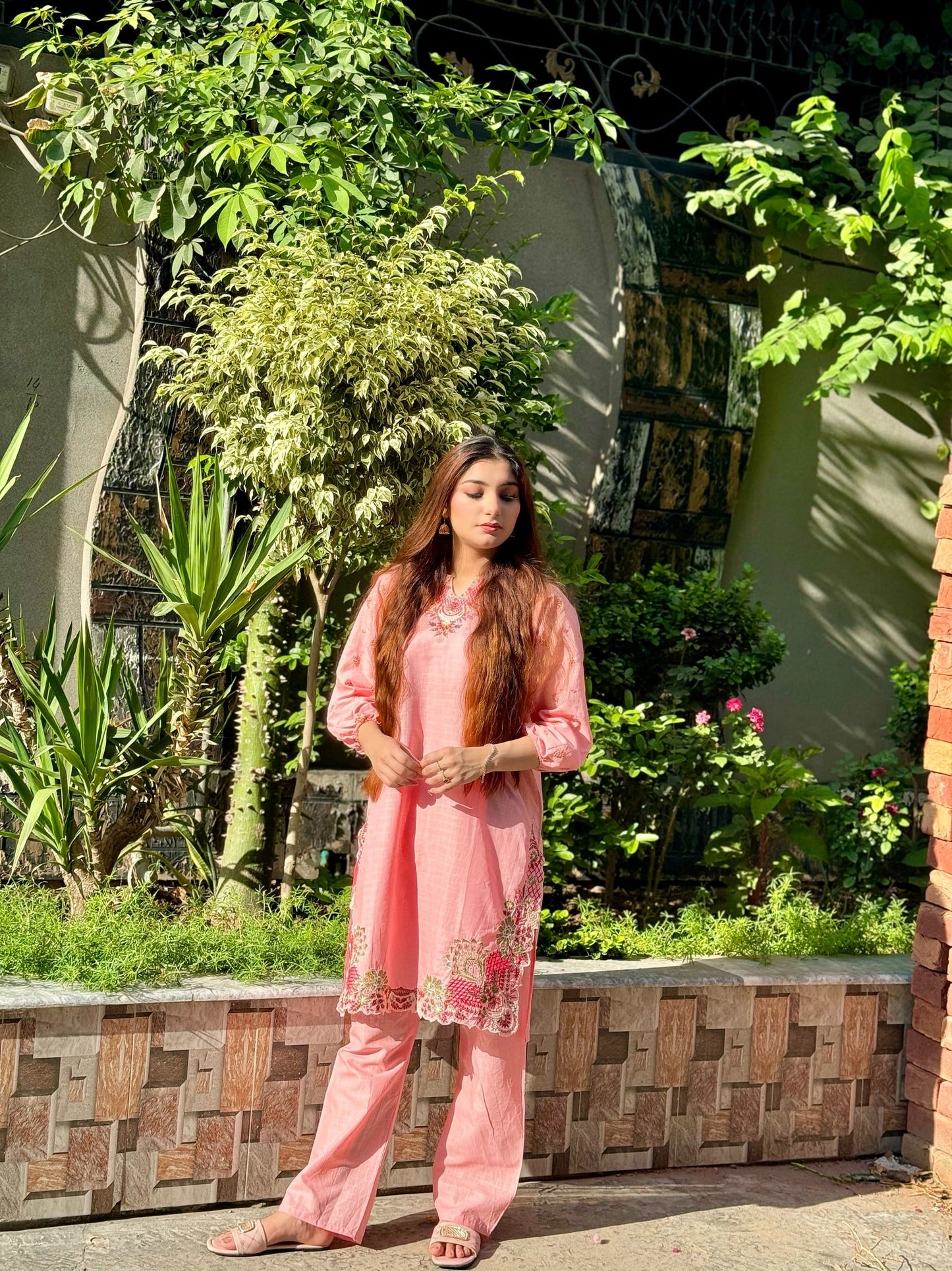 Aaira Embroidered cotton 2pcs Ca_closet