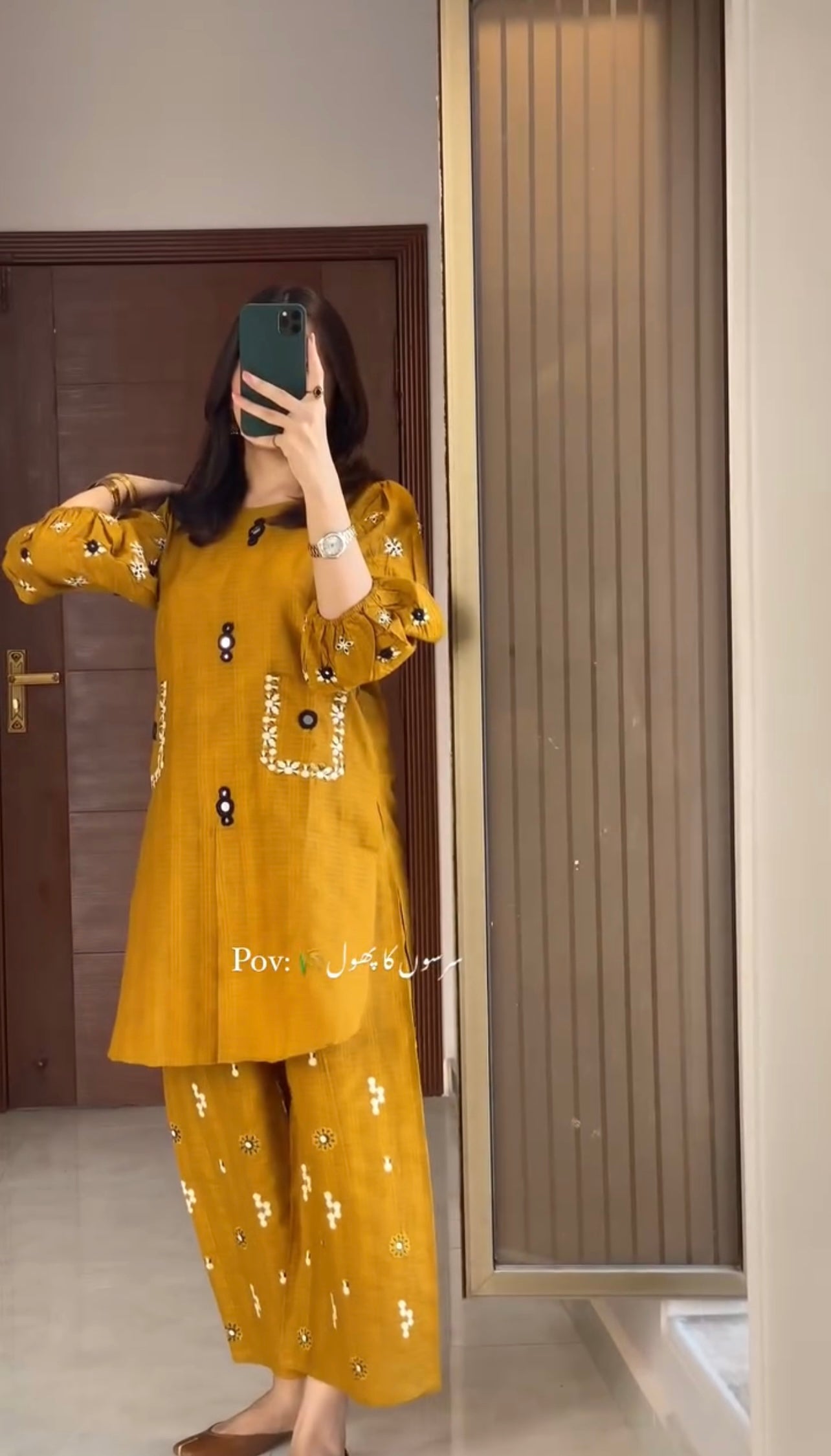 Saafia pocket Embroidered 2pcs Ca_closet