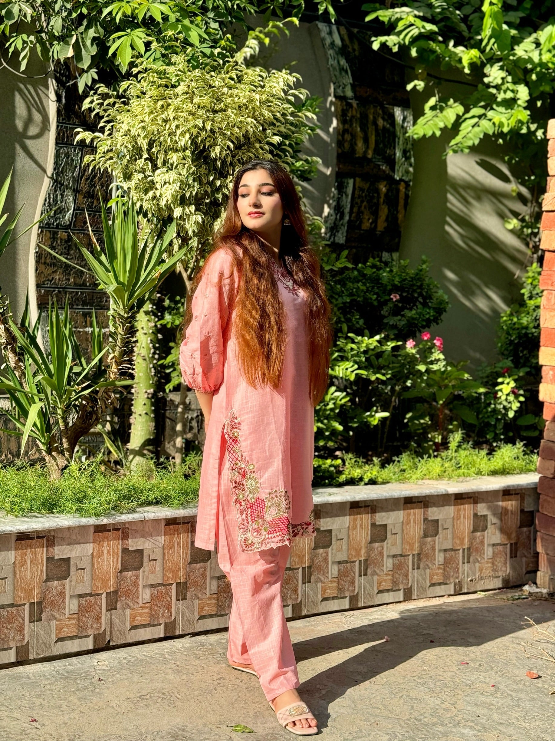 Aaira Embroidered cotton 2pcs Ca_closet
