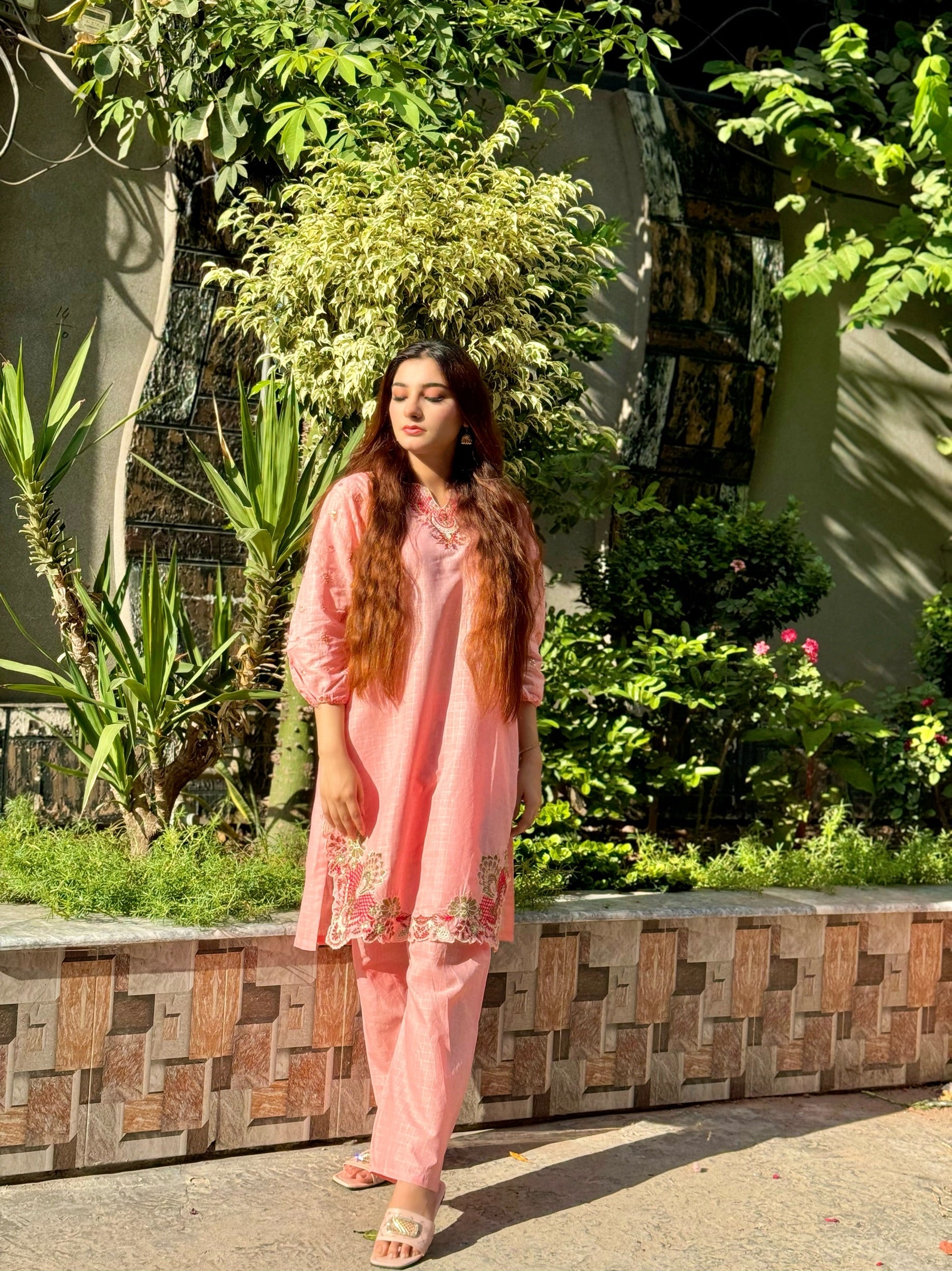 Aaira Embroidered cotton 2pcs Ca_closet