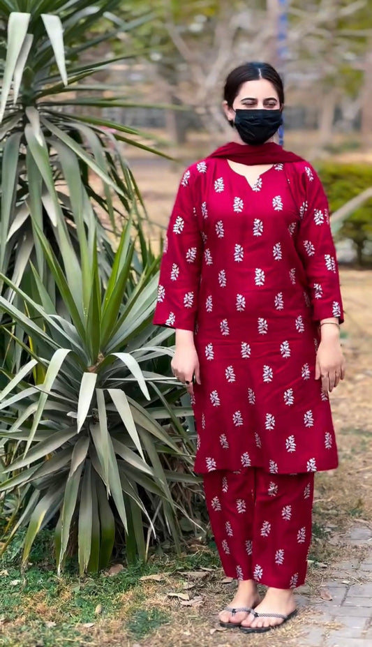 Saleha Printed 3pcs