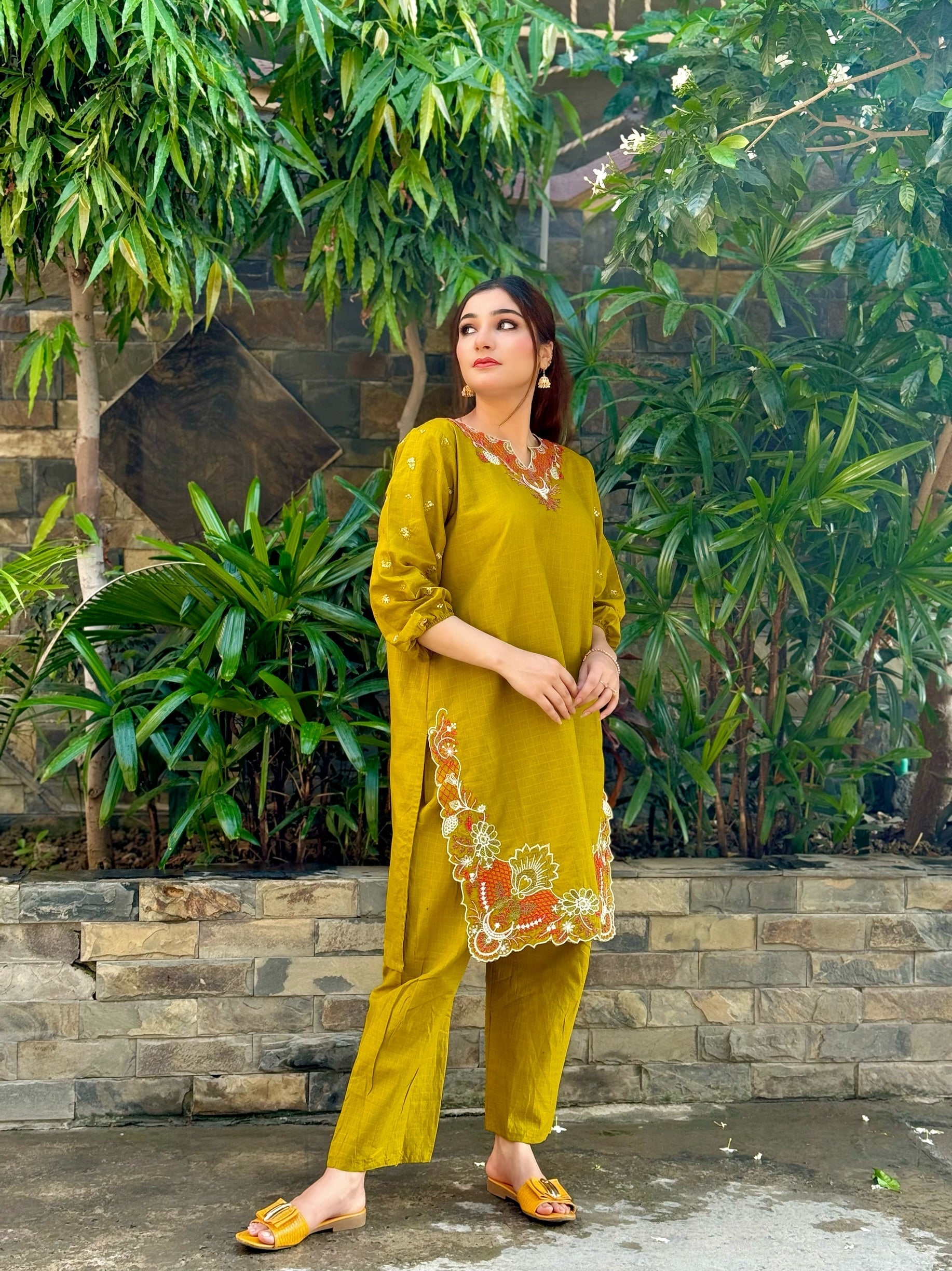Aaira Embroidered cotton 2pcs Ca_closet