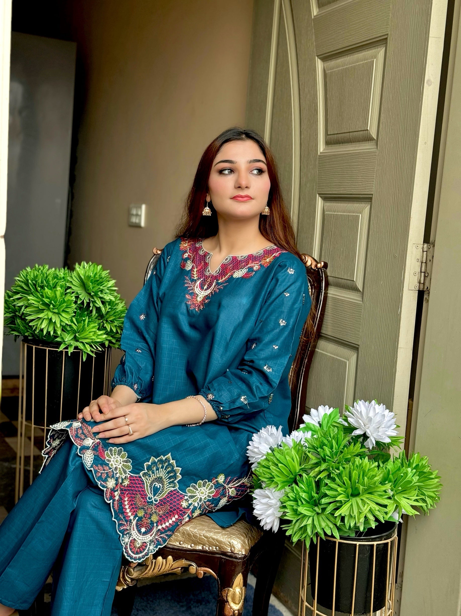 Aaira Embroidered cotton 2pcs Ca_closet