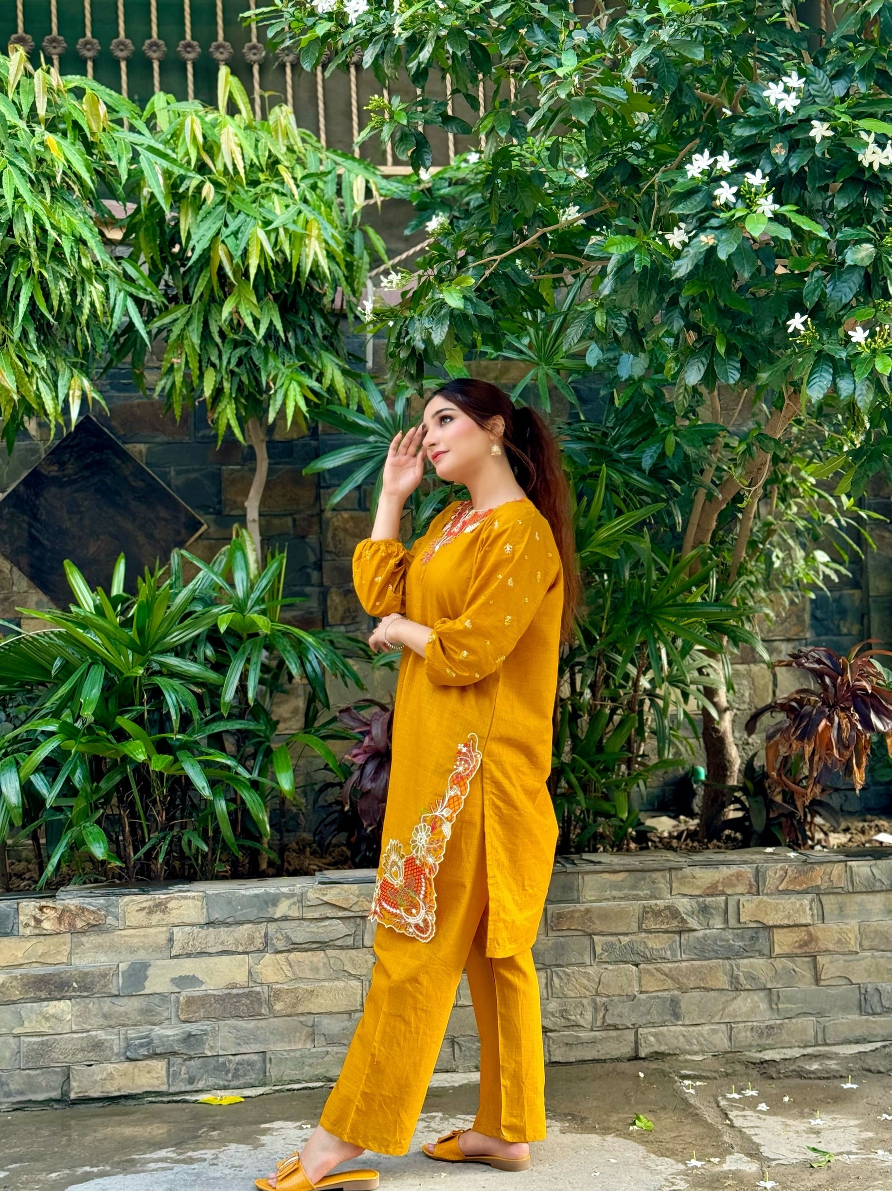 Aaira Embroidered cotton 2pcs Ca_closet