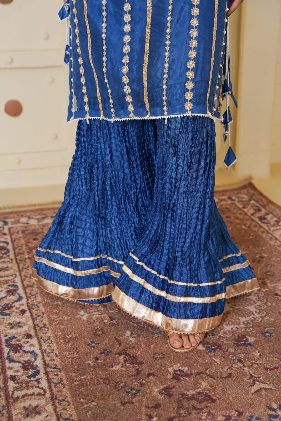 Roha Sharara Embroidered 3 pieces