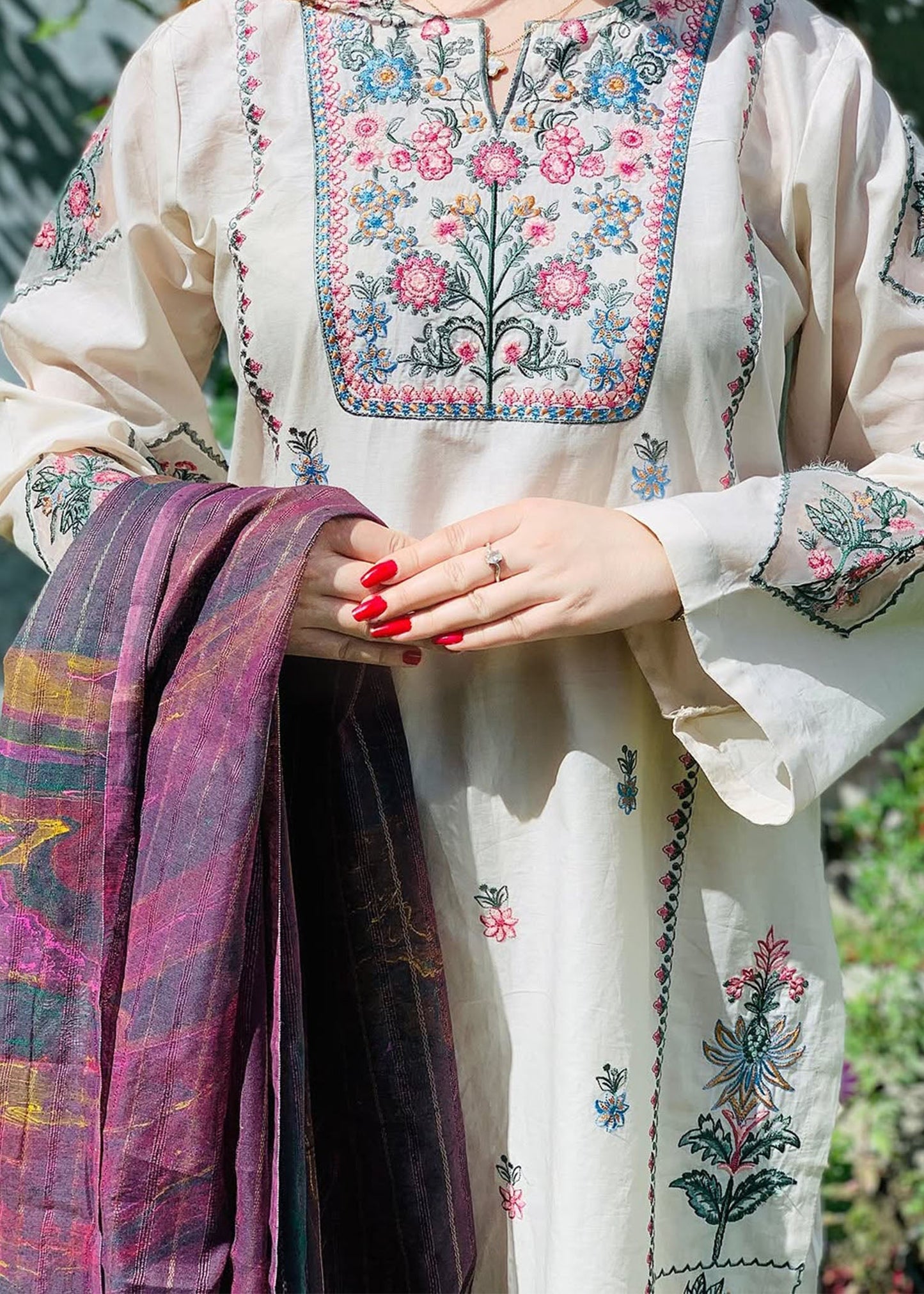 Naz Embroidered - 2 Pieces