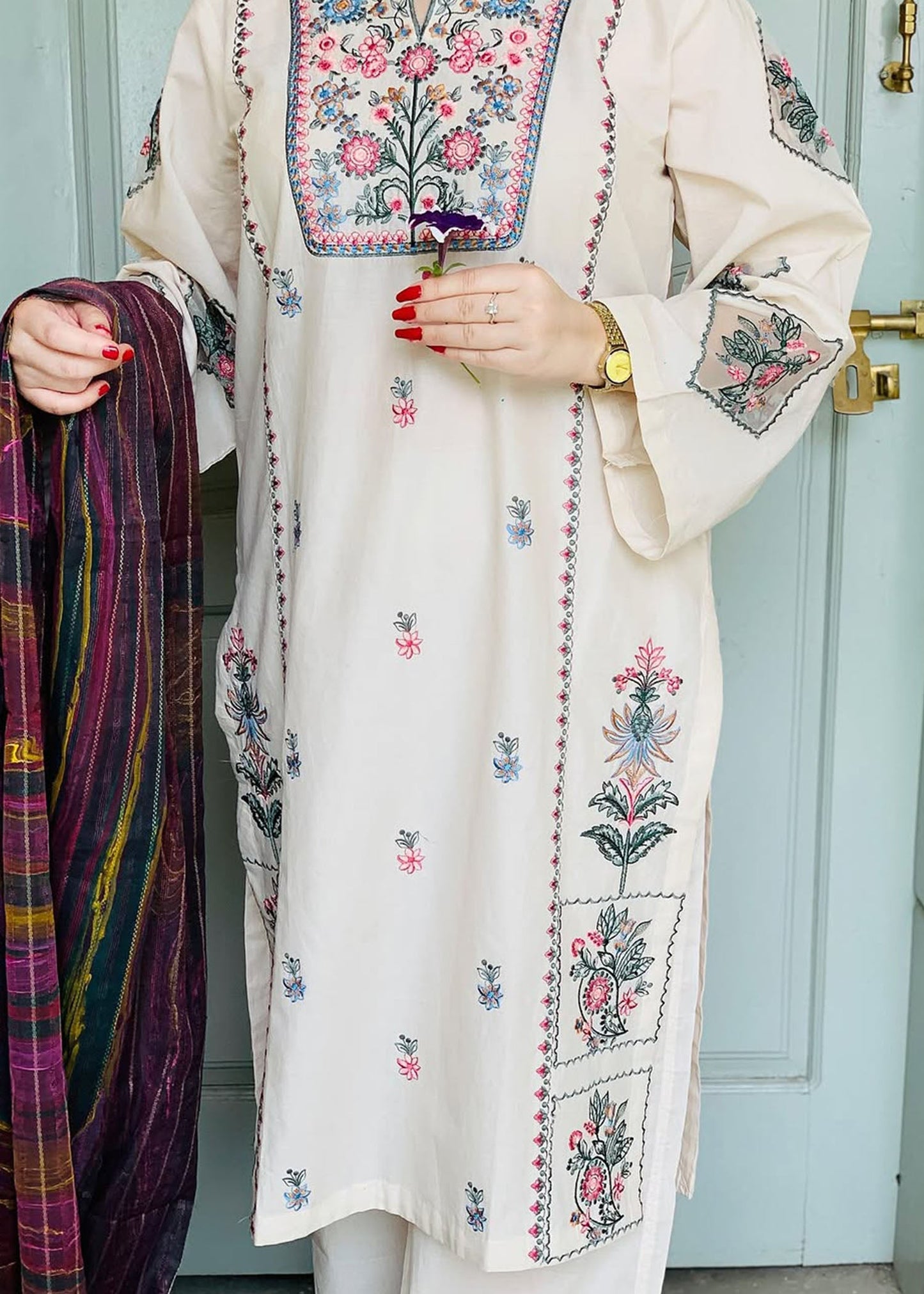 Naz Embroidered - 2 Pieces