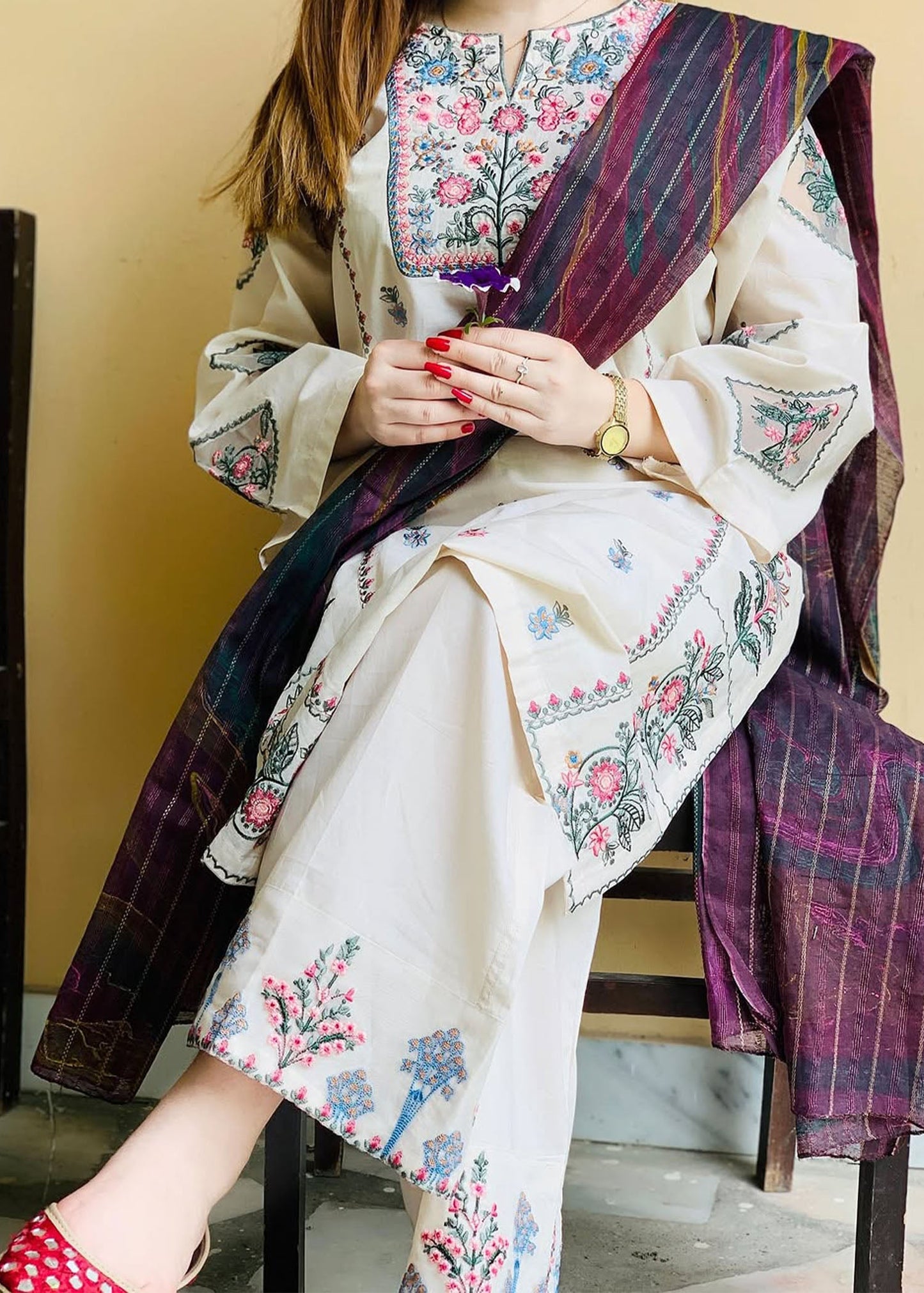 Naz Embroidered - 2 Pieces