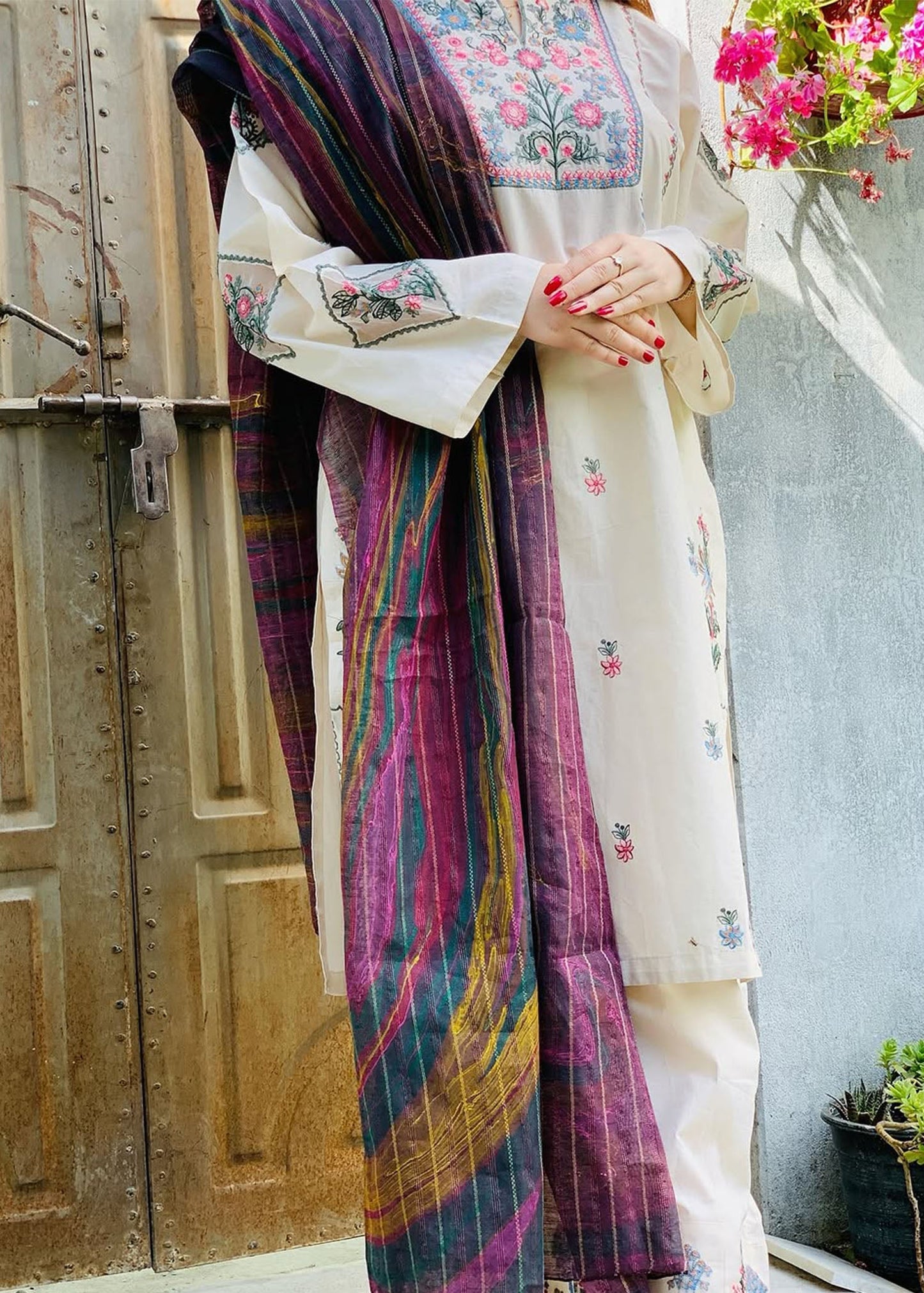 Naz Embroidered - 2 Pieces