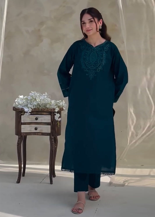 Alee 2pcs - Cotton Embroidered