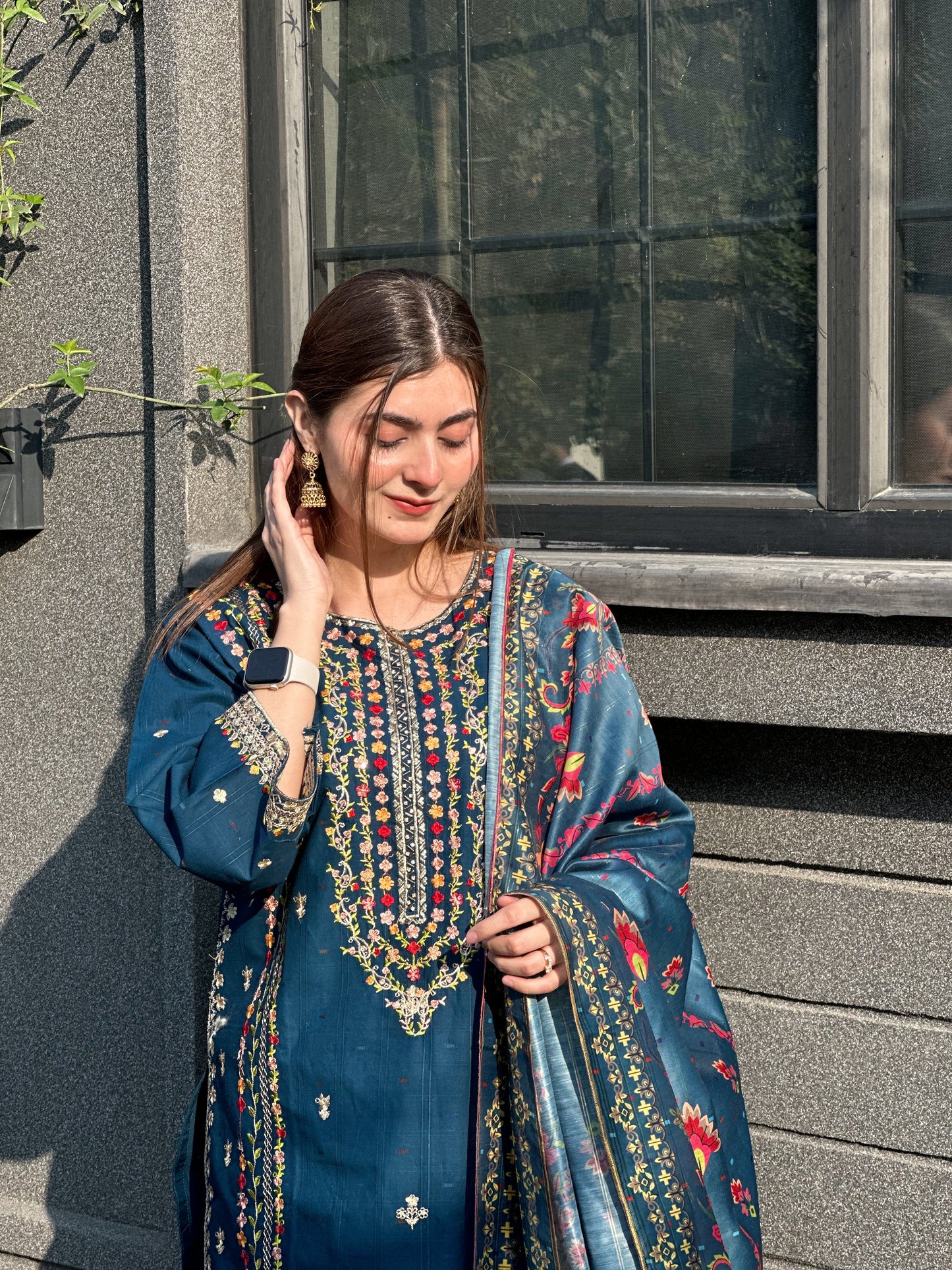 Mushq Embroidered 3pcs