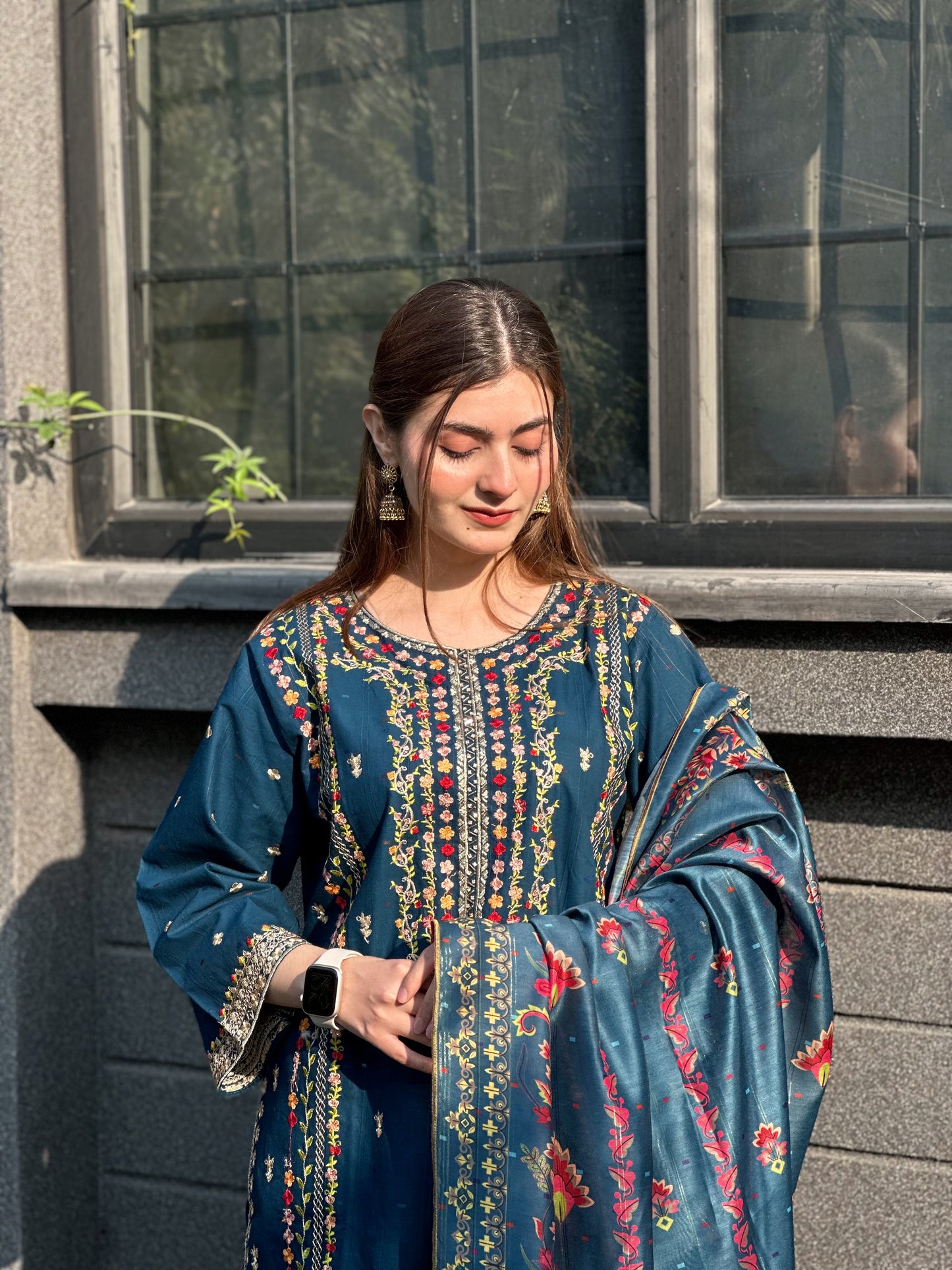 Mushq Embroidered 3pcs