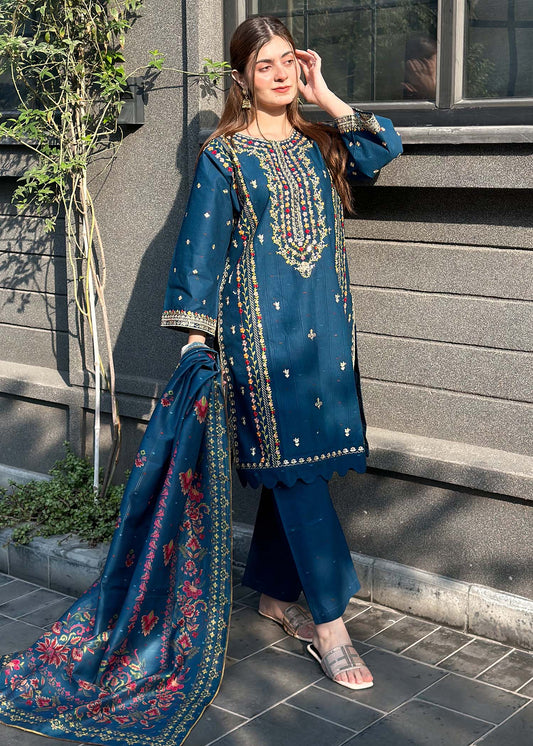 Mushq Embroidered - 3 Pieces