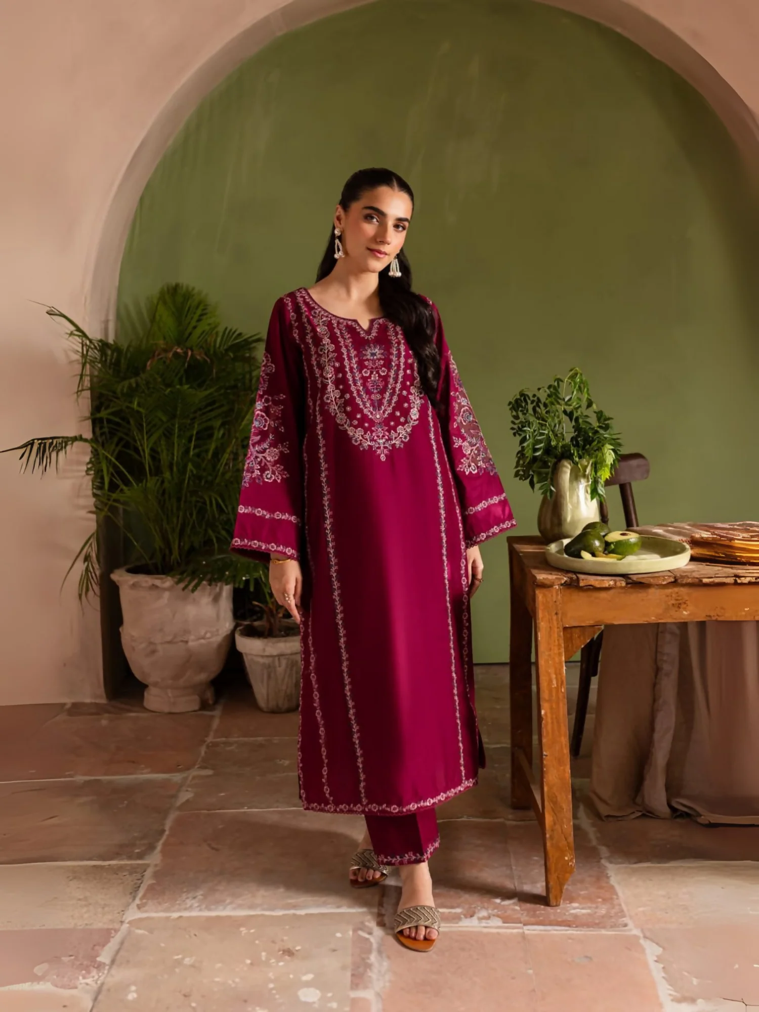 Shyrel Embroidered 2pc