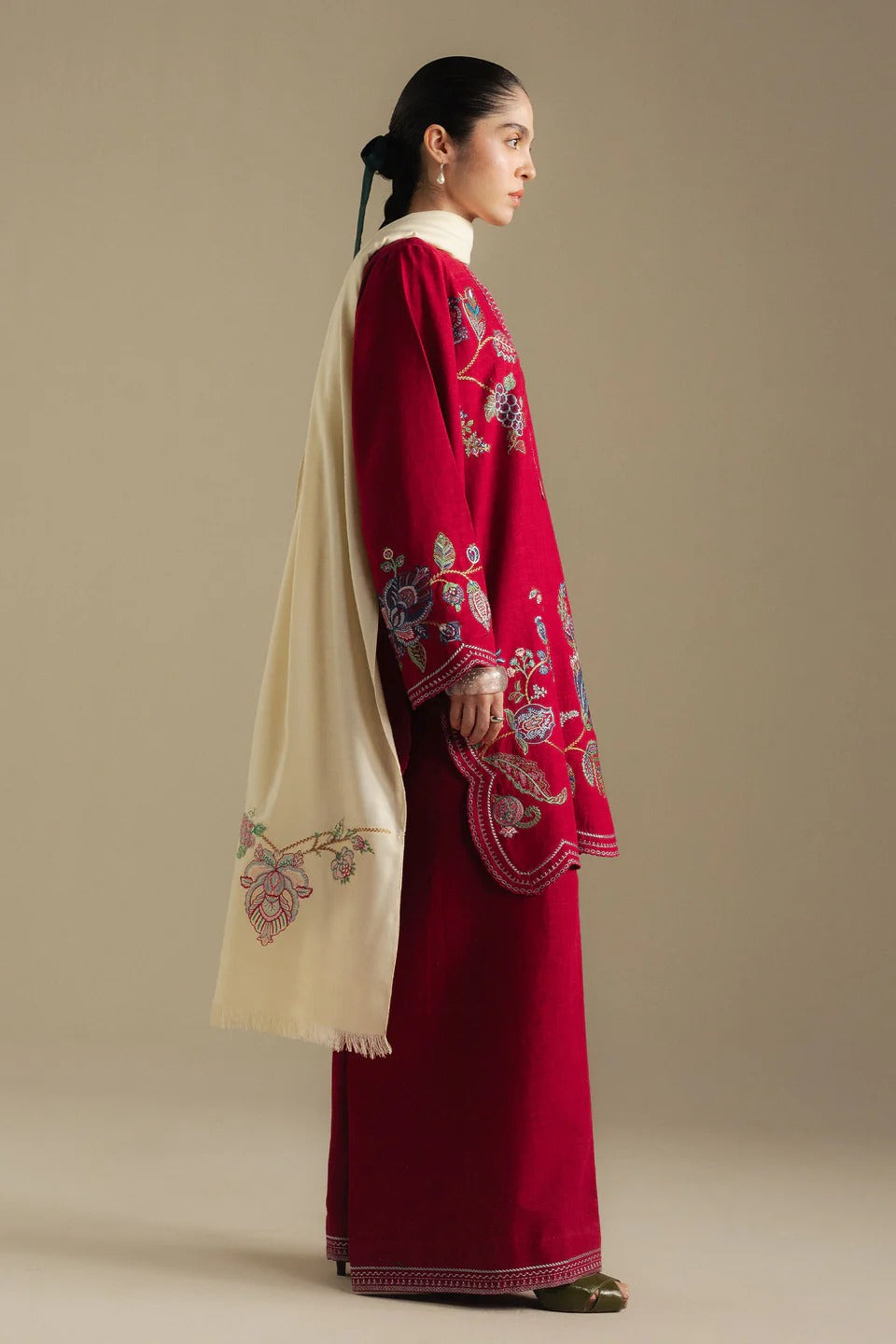 Zarposh Embroidered 3pc