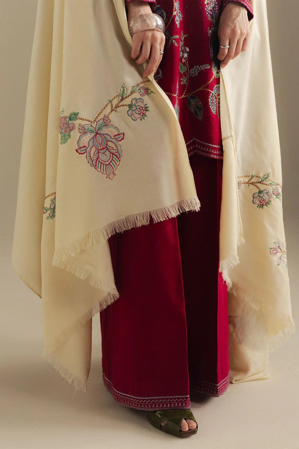 Zarposh Embroidered 3pc