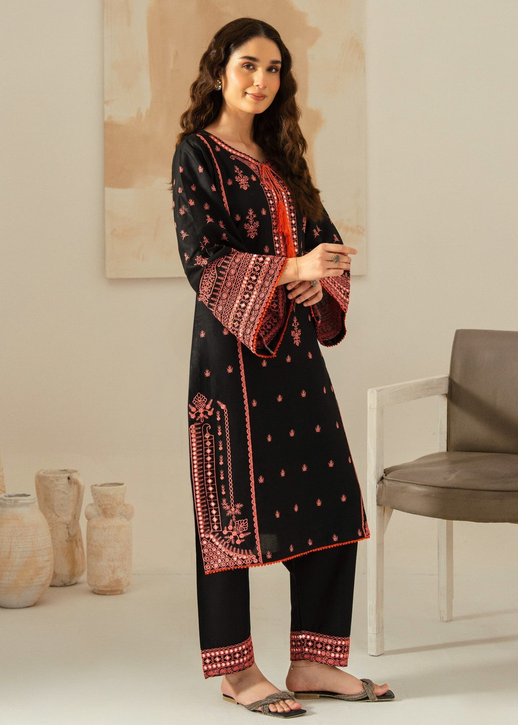 Ajal Embroidered 2pc